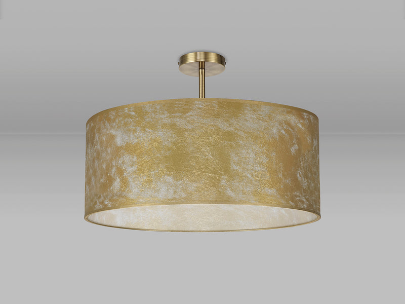 Bayswater Ceiling Light with 5 Lights - Antique Brass & Gold
