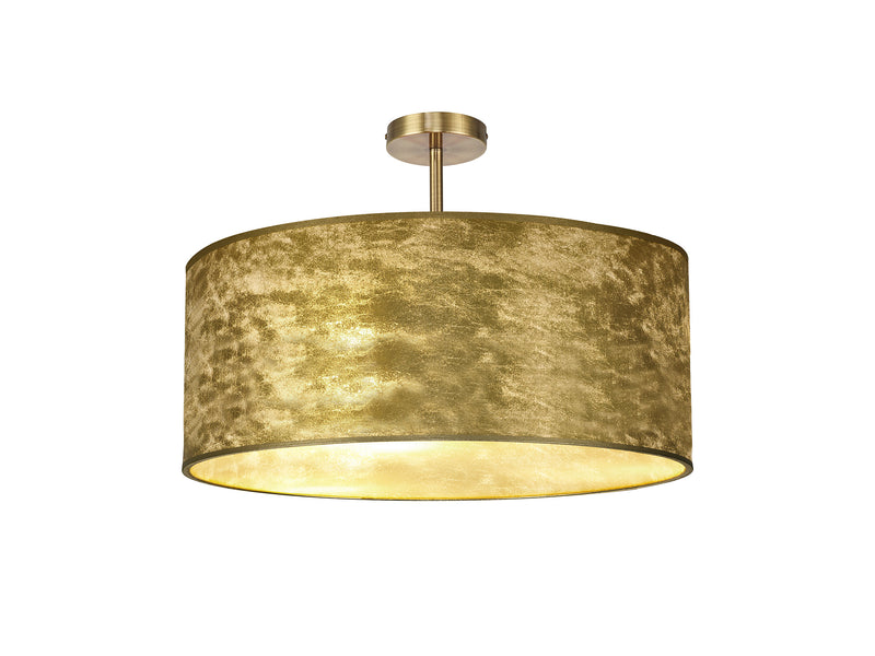Bayswater Ceiling Light with 5 Lights - Antique Brass & Gold