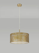 Bayswater Pendant Light with 5 Lights   Antique Brass & Gold Leaf