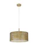Bayswater Pendant Light with 5 Lights   Antique Brass & Gold Leaf