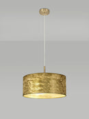 Bayswater Pendant Light with 5 Lights   Antique Brass & Gold Leaf