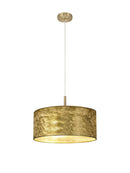 Bayswater Pendant Light with 5 Lights   Antique Brass & Gold Leaf