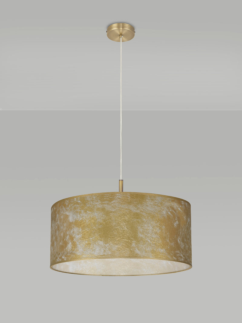 Bayswater Pendant Light with 5 Lights Antique Brass & Gold