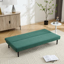 Livingandhome Modern Green Convertible Sofa Bed