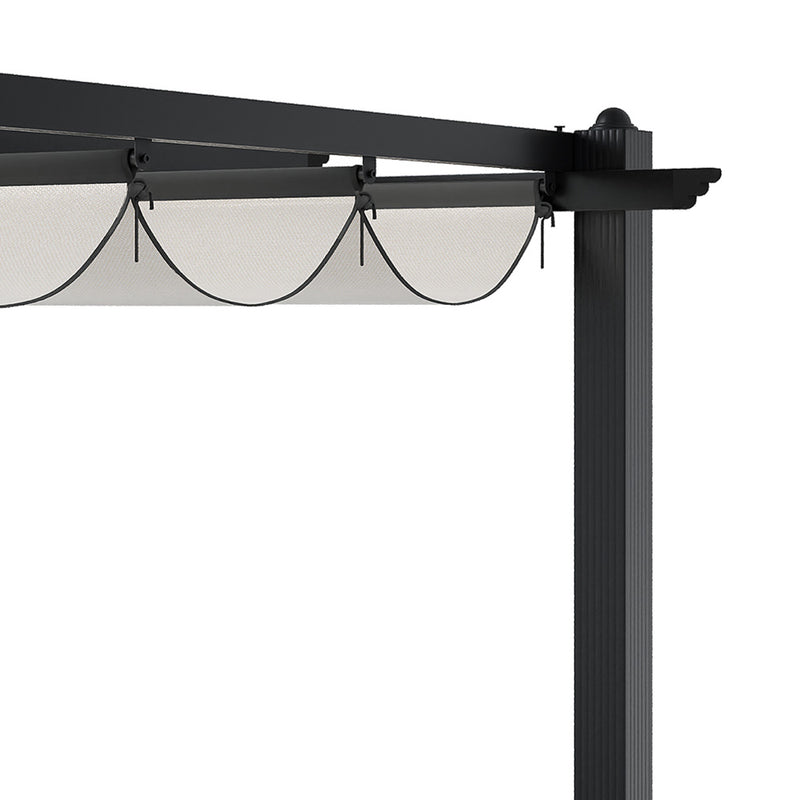 Breeins Backyard Aluminium Pergola With Sliding Roof