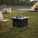 Breeins Aluminum Alloy Portable Roll-Top Camp Table