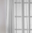 Eden Silver 100% Recycled Plain Voile Panel - Pair