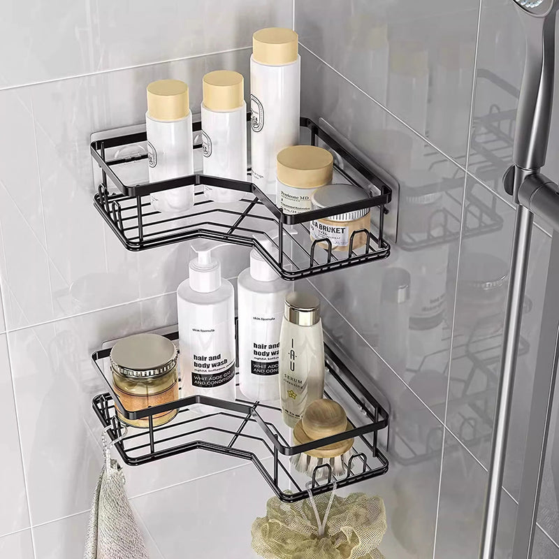 Lifeideas 3-Tier Corner Shower Organiser with Hooks