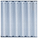 White Plain Textured Voile Louvre Vertical Pleated Window Blind Panel