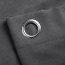 Velvet Chenille Unlined Ring Top Curtains