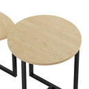 Livingandhome Stylish 2-Piece Nesting Accent Table Set