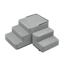 Livingandhome Non-Slip Dog Stairs With Removable Washable Cover