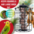 Samuel Alexander Pack of 3 Hanging Nut Seed & Fat Ball Bird Feeders with Squirrel Guard