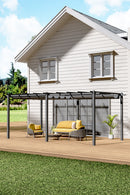 Breeins Aluminum Patio Pergola with Canopy