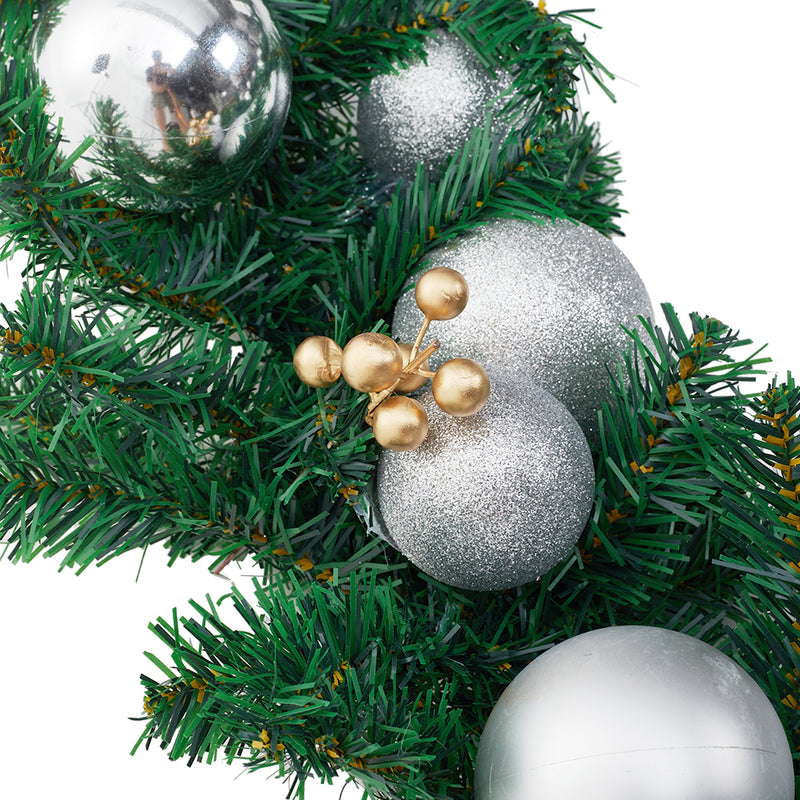 Lifeideas Artificial Plastic Pine Garland Christmas Hanging Decoration