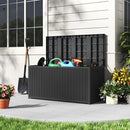 Garden Sanctuary Garden Cushion Storage Box Waterproof Black