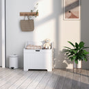 HOMCOM Storage Trunk with Safety Hinge for Living Room, 56.4cm