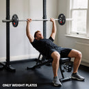 SPORTNOW 2 x Olympic Weight Plates, Weight Plate Discs with Tri-Grips