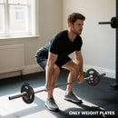 SPORTNOW 2 x Olympic Weight Plates, Weight Plate Discs with Tri-Grips