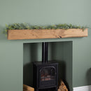 160cm Artificial Green Spruce Frosted Christmas Garland with Pinecones