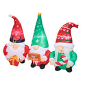 Lifeideas 2.1M Inflatable Christmas Gnome Gonk Decoration