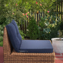 Breeins 2Pcs Outdoor Sofa Cushion Backrest Set