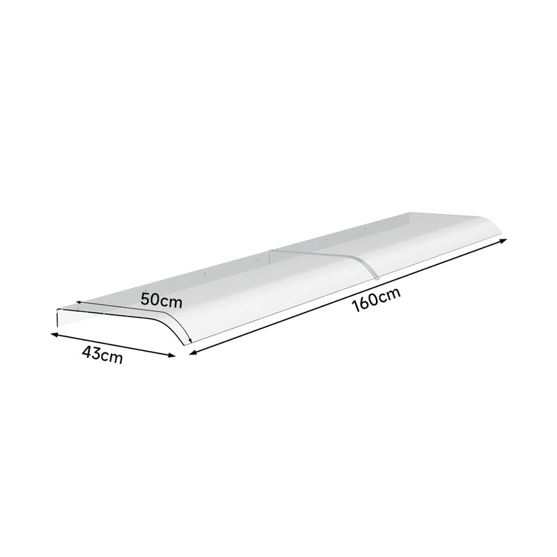 Garden Sanctuary Transparent Window Door Awning Canopy