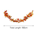 Artificial Maple Leaf Pumpkin Garland