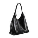 Modishion Black Vintage Tote Bucket Shoulder Bag