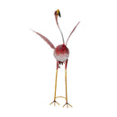 Breeins Metal Flamingo Garden Statue Decoration Ornament