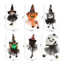 Hanging Ghost Pumpkin Witch Set