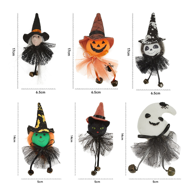 Hanging Ghost Pumpkin Witch Set
