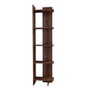 Livingandhome Modern 5-Tier Corner Bookshelf Shelf Unit