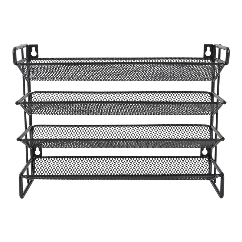 Livingandhome Metal Spice Rack Organizer 4-Tier