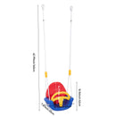 Livingandhome Outdoor 3 In 1 Detachable Toddler Swing With Ropes