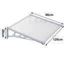 Breeins Door Window Awning Canopy Rain Cover