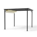 Breeins Sun Shelter Steel Pergola for Outdoors