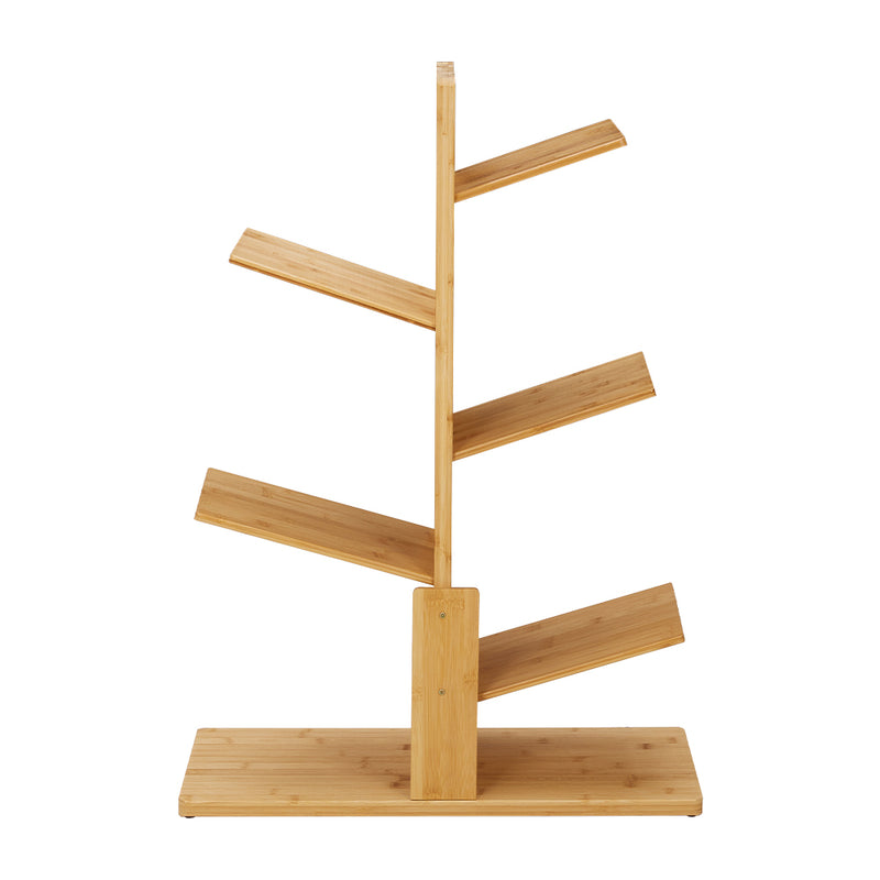 Livingandhome 5-Tier Wooden Tree Bookshelf