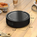 HOMCOM Electric Ceramic Hob With Grill Plate With 4 Heat Levels For All Type