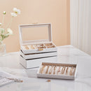 Sheonly 4-Tier Jewellery Storage Box with Transparent Lid