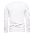 Long-Sleeved Henley T-Shirt