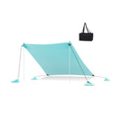 Beach Tent Sun Shelter With 4 Sandbags And UPF 50+ Protection-Green