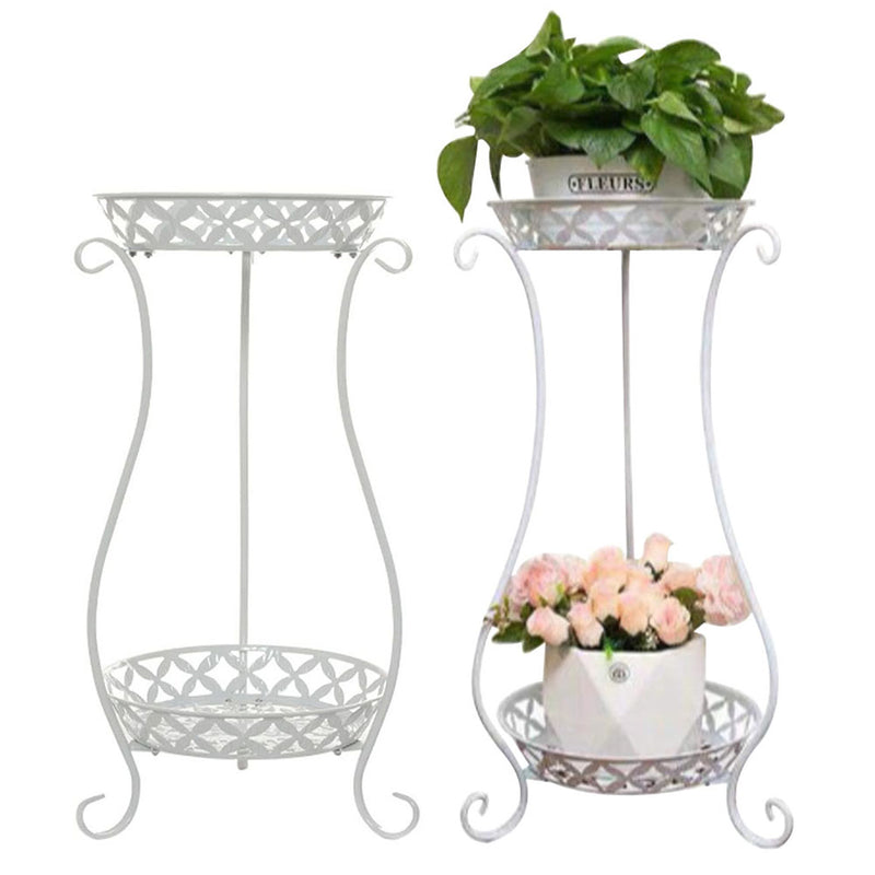 Breeins Decorative 2-Tier Metal Plant Stand