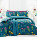 D & D Ingrid Duvet Cover Set in Teal