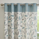 Fusion Beechwood Eyelet Curtains in Duck Egg