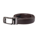 Modishion Adjustable Leather Ratchet Belt With Automatic Buckle