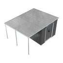 Breeins 6 x 9FT Metal Garden Storage Shed with Sliding Door
