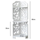 Lifeideas 3 Tiers Corner Storage Rack Cabinet Shelf Storage