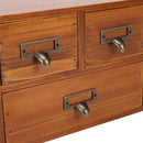 Lifeideas Desktop Retro Wood 6-Drawer Storage Organizer