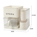 Lifeideas 3-in-1 Kitchen Seasoning Box Spice Rack Knife Block